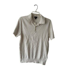 J. Crew Factory Cream Polo Shirt